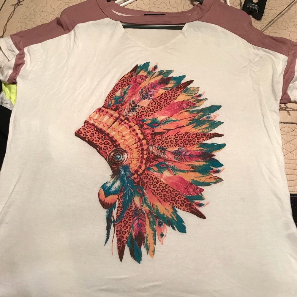 Indian Chief Head Shirt